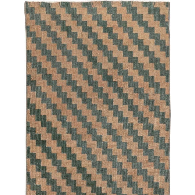 Mid-Century Modern Galerie Shabab Collection Turkish Anatolian Runner For Sale - Image 3 of 10