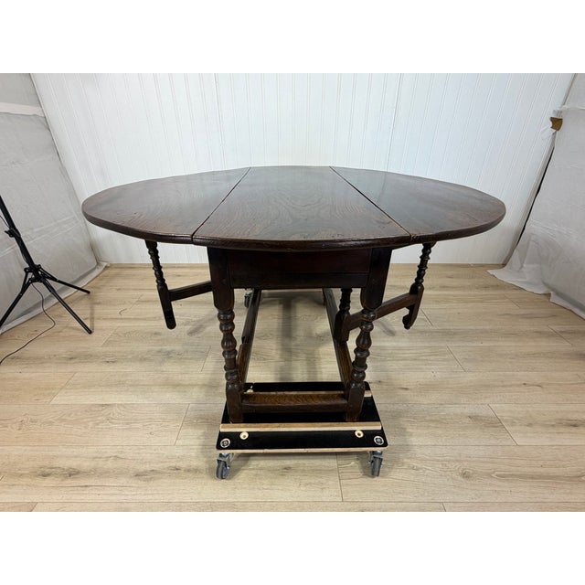 19th Century English Gateleg Table For Sale - Image 9 of 15