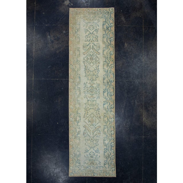 Taupe Turkish Vintage Anatolian Runner Rug 2'5" x 9'1" #17157 For Sale - Image 8 of 8
