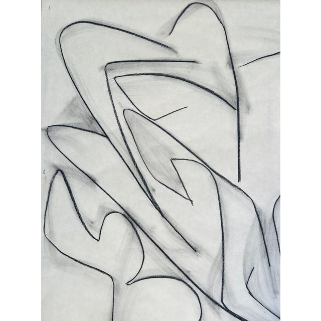Abstract Abstract Drawing on Mulberry Paper by Erik Sulander For Sale - Image 3 of 5