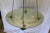 A Custom designed and Custom made Art Glass shade with frosted glass . Has bronze appliques attached to the out side of...