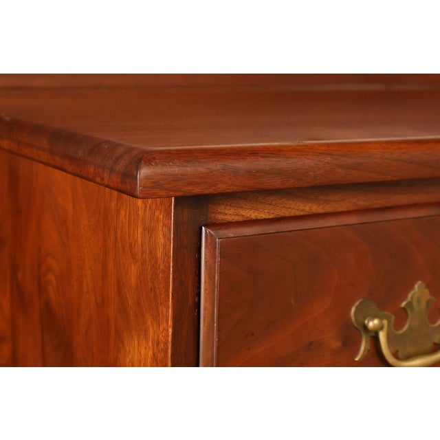 Brown E.A. Clore Custom Walnut High Chest For Sale - Image 8 of 18