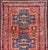 Measures: 4'8 x 8'2 Vintage Caucasian Kazak Rug with Cross Medallions in Red and Blue 4'8 x 8'2. Keivan Woven Arts/...