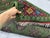 Extra-Long Green Turkmen-Style Geometric Runner Rug, 2'9" X 15'8" For Sale - Image 12 of 15
