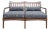 Mid-Century Danish Modern 2-Seater Slat Back Settee For Sale