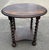 Vintage English Barley Twist Side Table For Sale - Image 4 of 7
