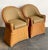 Vintage Woven Rattan Lounge Chairs - A Pair For Sale - Image 4 of 12