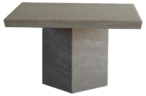 Scandinavian Marble Dining Table, 1980s