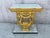 Swedish Gustavian Giltwood Console Table With Lyre and Marble Top For Sale - Image 4 of 10