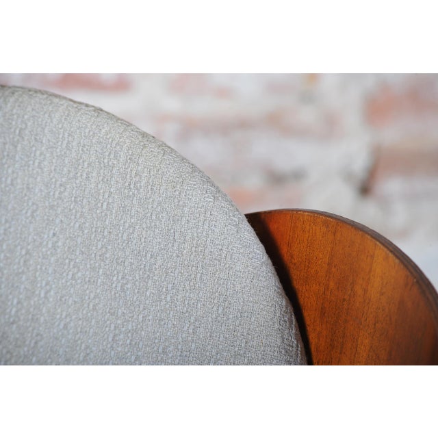 Mid-Century Modern Mid-Century Chairs in Walnut attributed to Antonín Šuman, Czech, 1950s, Set of 4 For Sale - Image 3 of 18