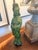 Vintage Handcrafted Verdigris Guanyin Ceramic Sculpture For Sale - Image 4 of 11