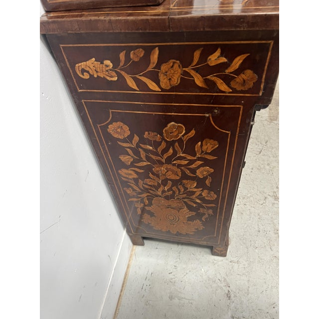 Wood Dutch Marquetry Dressing Table, 19th Century For Sale - Image 7 of 18