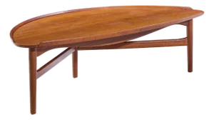 Finn Juhl for Baker Model 521 Mid Century Danish Teak Coffee Table