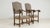 Wood Pair of Oak Castle Upholstered Armchairs, Antique, France, 19th Century For Sale - Image 7 of 14
