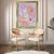 Contemporary 1980s Abstract Painting Pink #3 on Stretched Canvas For Sale - Image 3 of 16