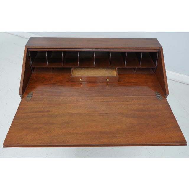 Baker Furniture Company Baker Queen Anne Drop Front Secretary Desk For Sale - Image 4 of 12