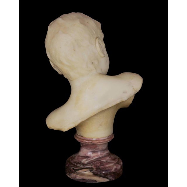 Emile Jespers, Scherzo Bust, 1890, Marble For Sale - Image 5 of 9