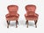 Swedish Modern, Traditional Slipper Chairs, Pink Velvet, Wood, Sweden, 1950s For Sale - Image 4 of 15