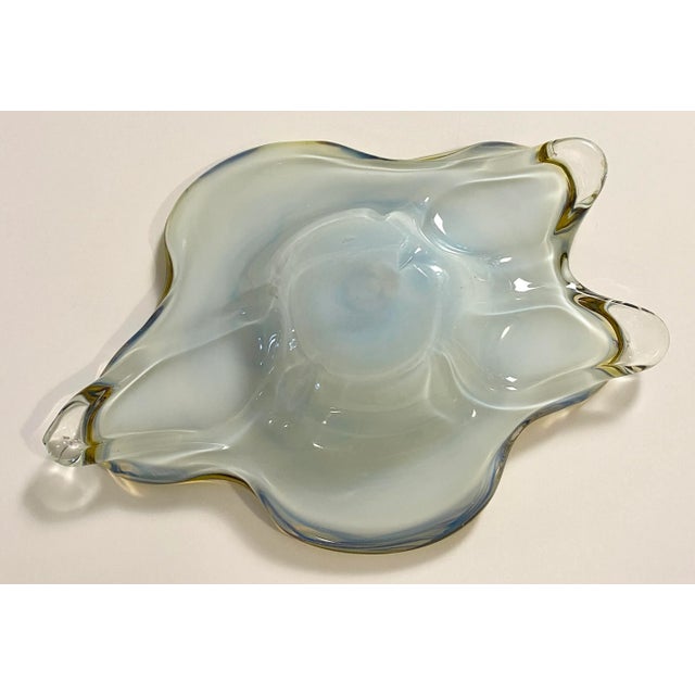 Mid 20th Century Vintage Murano Art Glass Vide Poche or Italian Art Glass Decorative Bowl For Sale - Image 5 of 5