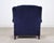 Ralph Lauren English New Bohemian Artist’s Chair in Blue Velvet For Sale - Image 18 of 18
