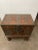 Late 20th Century Vintage Tudor Style Wood and Iron Trunk on Stand For Sale - Image 4 of 12