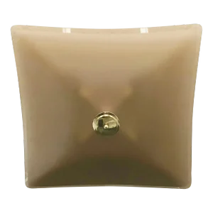 1960s Beveled Glass Flush Mount