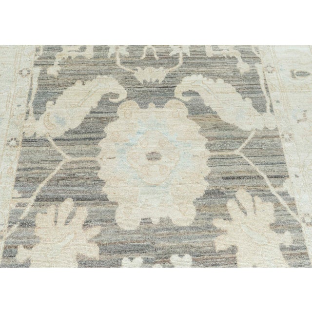 Oushak Rug 5' x 24'6" For Sale - Image 4 of 4