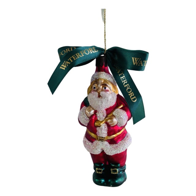 Waterford 1997 Nostalgic Collection Santa's Warm Wishes Ornament W/ Box For Sale