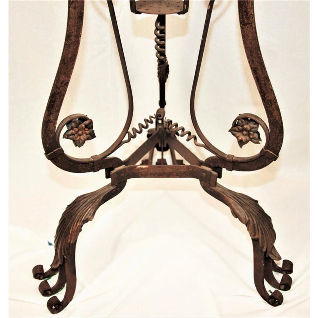 Antique Art Nouveau Iron Brass and Copper Planters - A Pair For Sale - Image 4 of 13