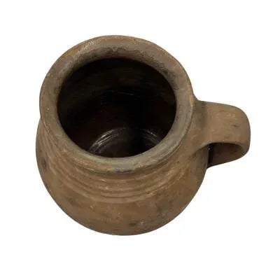 Early 20th Century Antique Hungarian Glazed Terracotta Vessel For Sale - Image 5 of 5