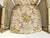 Cream 1950s Pair of Hibriten Chair Co. Louis XVI-Style Bergère Armchairs | Cream & Gilt | Cane Sides | Floral Brocade | Lenoir Nc For Sale - Image 8 of 12