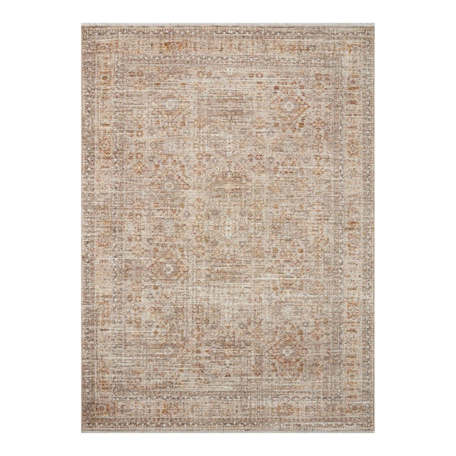 Angela Rose x Loloi Blake Rug Oatmeal / Spice 7'-10" x 10'-2" Area Rug For Sale