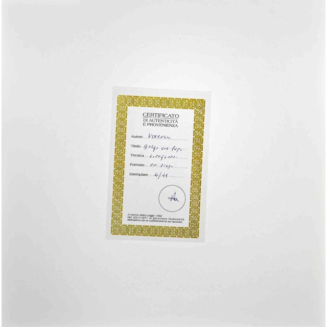 The village on the lake is a lithograph attributed to nicholas verrall (1945) in the late 20th century. Hand-signed on the...