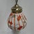 Red Art Deco Glass Pendant Lamp, 1930s For Sale - Image 8 of 15