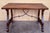 20th Dining or Console Table of Walnut with Lyre Legs and Heavy Top, Spain For Sale - Image 17 of 18