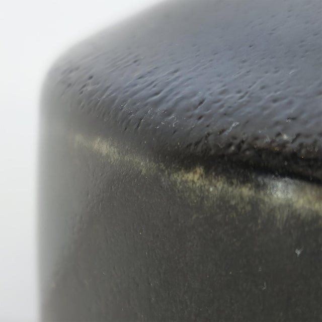 Vintage Black Vase by Berndt Friberg for Gustavsberg, 1960s, in Flawless conditions. Designed 1960 to 1969 This piece has...