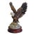Vintage Porcelain Bald Eagle Figurine on Wood Stand For Sale