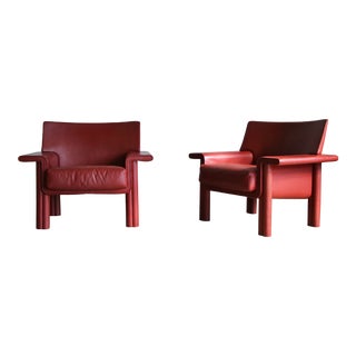 Afra & Tobia Scarpa Lounge Chairs - a Pair For Sale
