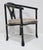 Beautiful chair by Century Furniture. The chair is lacquered in a marbleized green/black finish, brass mounts on legs,...
