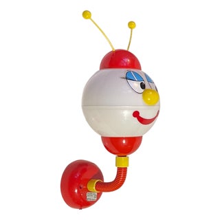 Vintage Robot Plastic Wall Lamp from Stilfer Milano, 1970s For Sale