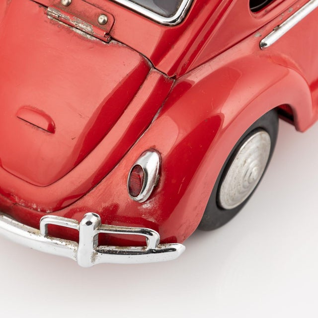 1950s Volkswagen Beetle Model with Hidden Decanter & Shot Glasses 1950s, Set of 6 For Sale - Image 5 of 18