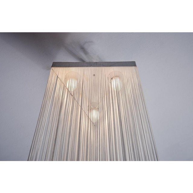Triangular Garbo String Pendant Lamp attributed to Mariyo Yagi and Studio Simon, Italy, 1970 For Sale - Image 9 of 11