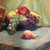 Mid-Century Modern 1950’s Mid Century Modern Still Life Painting With Fruit & Copper Modernist Frame For Sale - Image 3 of 7