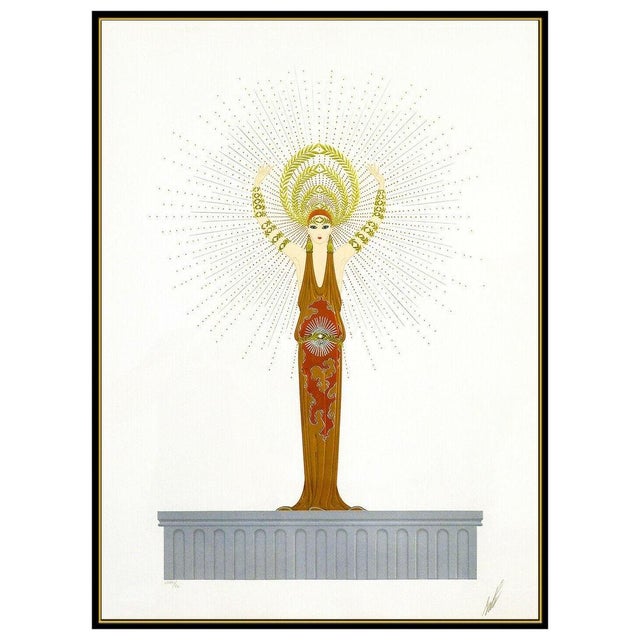 Art Deco 1980s Diana, Erté For Sale - Image 3 of 6