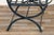 Metal Vintage Set of 4 Hervé Baume French Wrought Iron Folding Patio Chairs, 1970s For Sale - Image 7 of 18