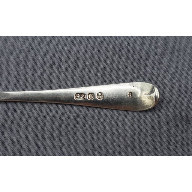 1798 English Set of 6 Sterling Silver Teaspoons by Peter & Ann Bateman For Sale In Raleigh - Image 6 of 10