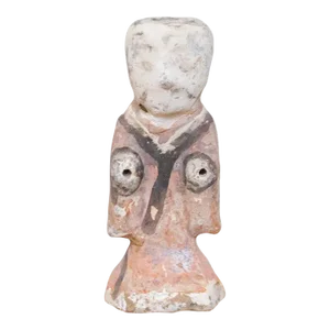 Antique Mounted Chinese Pottery Figure