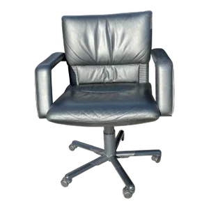 Mario Bellini Vintage Leather Swivel Chair for Vitra