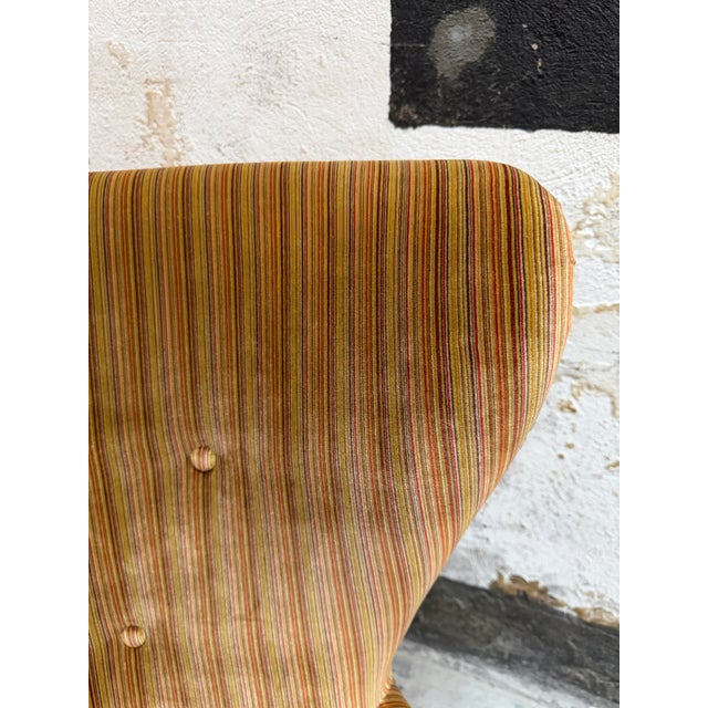 Vintage Swedish Art Moderne Lounge Wing Chair C 1940 - Fully Restored For Sale - Image 9 of 10