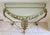 Ornamental & Decorative Materials Vintage Hollywood Regency Faux Bamboo Console Table & Mirror Set Demilune Palm Beach Regency 1970s For Sale - Image 7 of 18